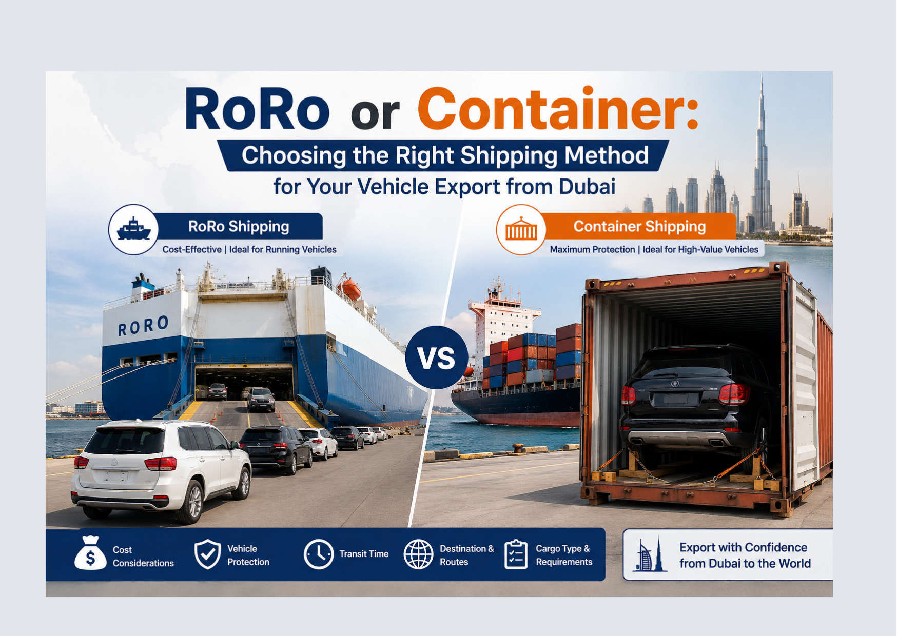 RoRo or Container