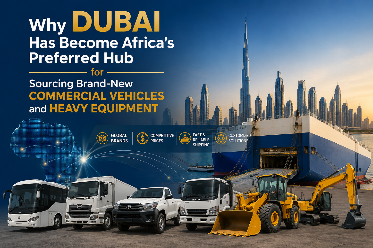 Why Dubai Has Become Africa's Preferred Hub for Sourcing Brand-New Commercial  Vehicles and Heavy Equipment